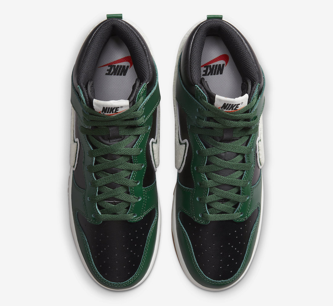 nike,dunk high,chenille swoosh  「毛绒钩子」太特别!