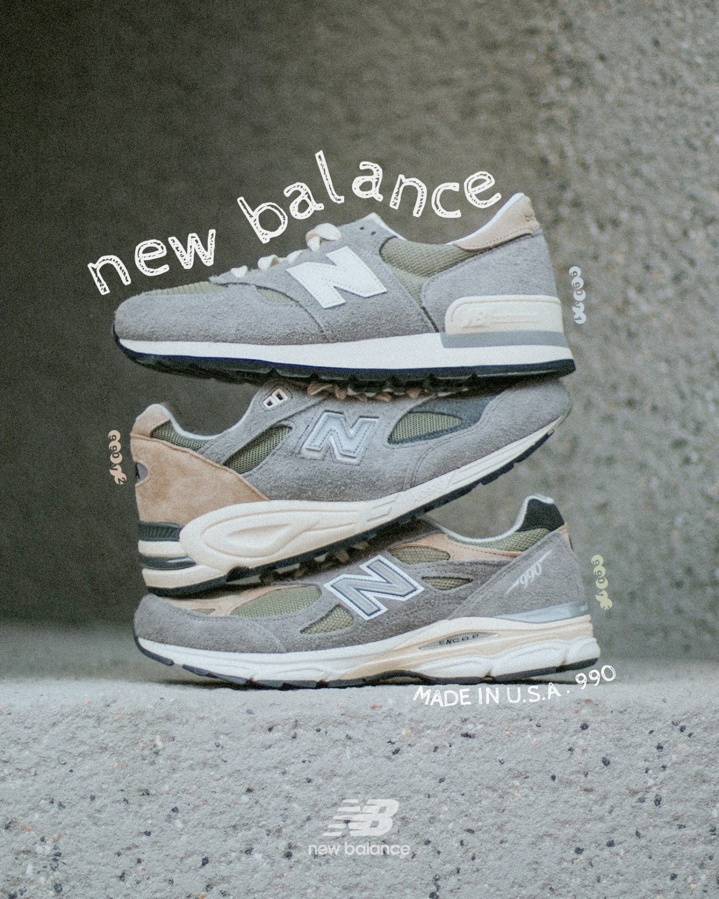 990v6,New Balance,NB  Teddy Santis 亲自操刀！等了三年的 NB 新鞋型首次曝光！