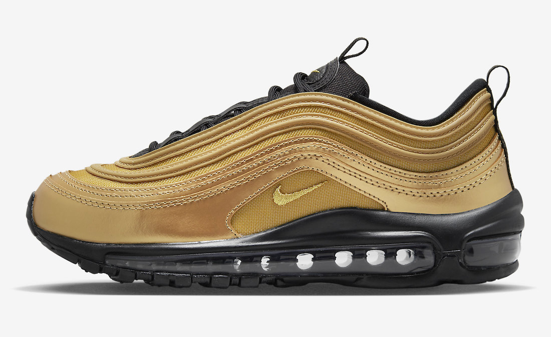 Nike,Air Max 97,Metallic Gold,  「金子弹」平替！全新 Air Max 97 官图曝光！