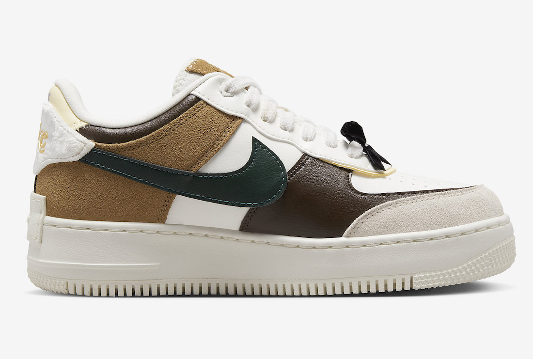 nike,air force 1 shadow,fb1857  蝴蝶结设计少女心爆棚!