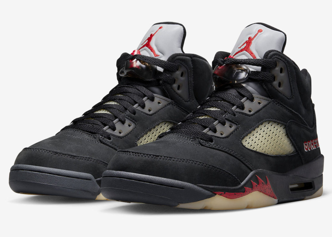 Air Jordan 5,Gore-Tex,WMNS,Off  「小 Supreme」 Air Jordan 5 来了！Gore-Tex 材质有点意思！