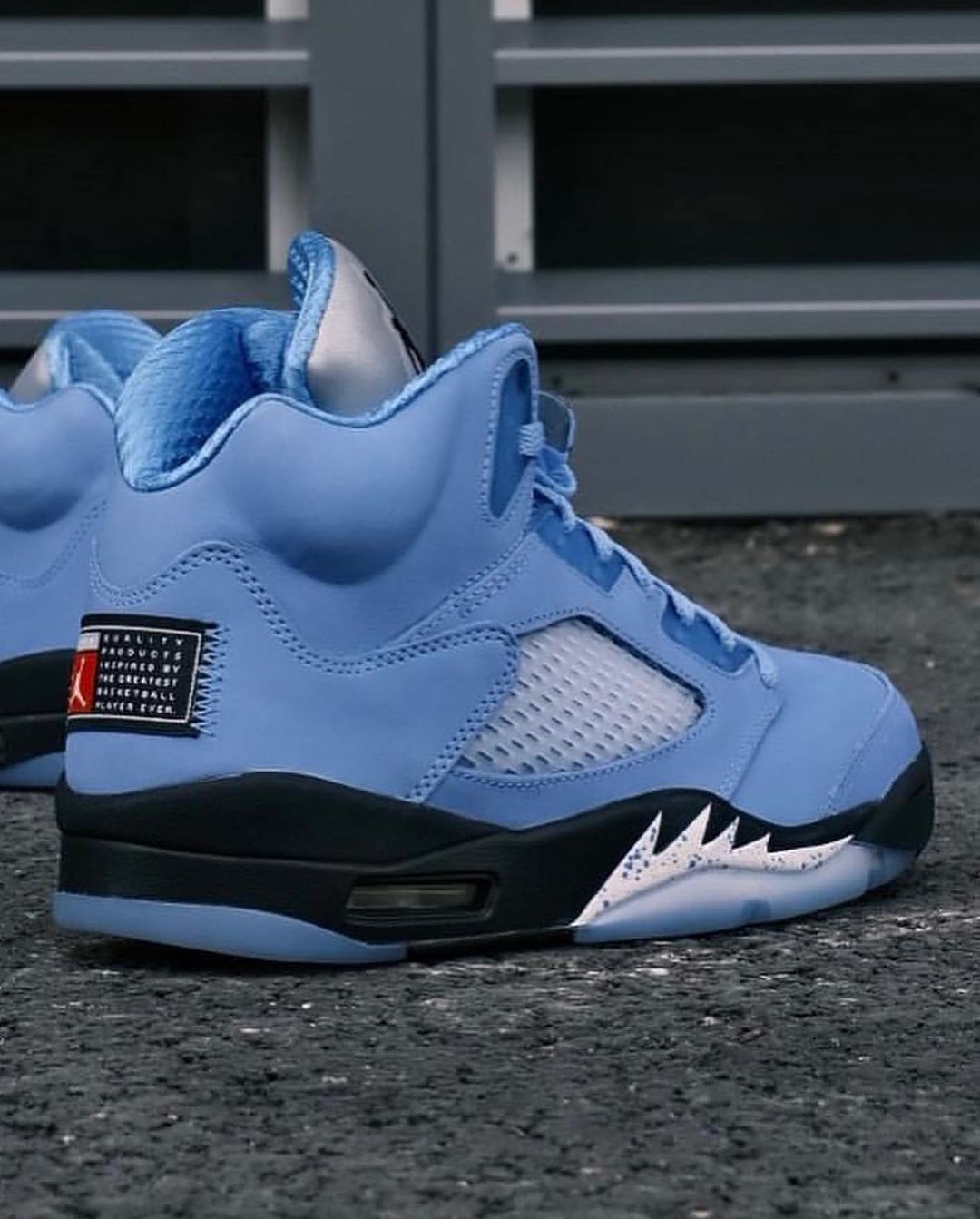 实物质感不简单北卡aj5这个细节第一次见