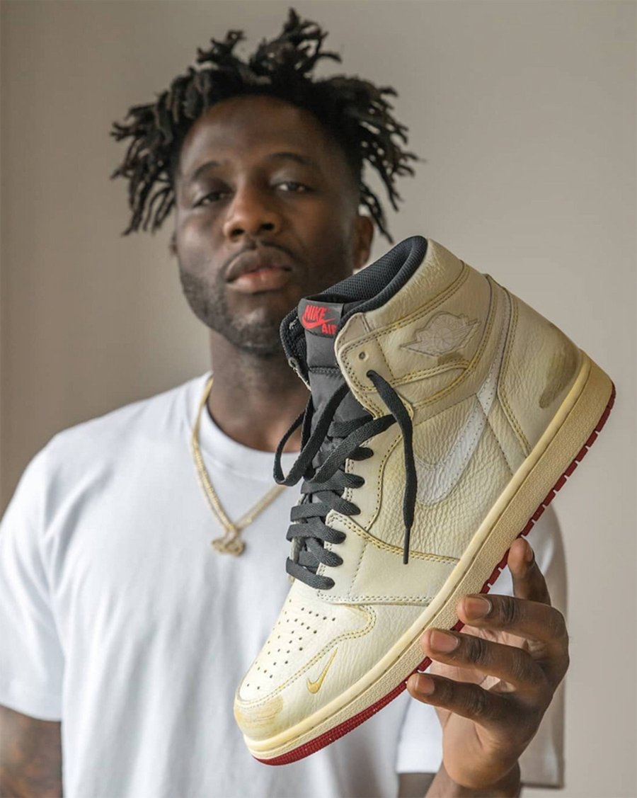 Nigel Sylvester,Air Jordan 1 H  最新实物曝光！「尿渍 2.0」AJ1 还是曾经那个味！