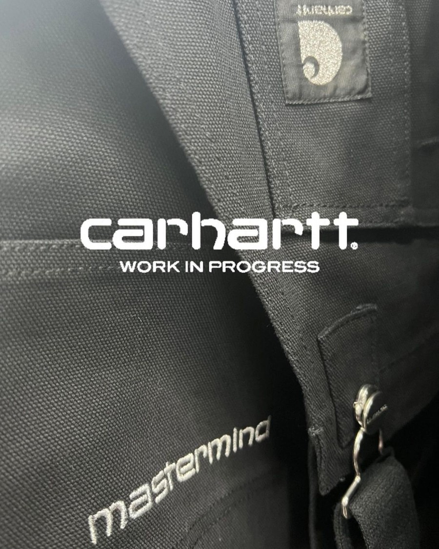 Carhartt,mastermind JAPAN  工装与暗黑的结合！Carhartt x MMJ 最新联名曝光！