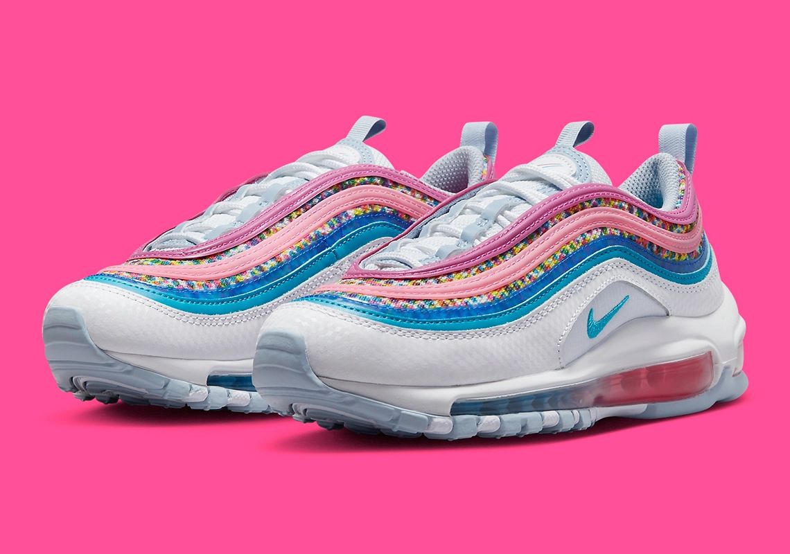 Nike,Air Max 97,3D Color Dots,  新配色 Air Max 97 官图曝光！彩虹鞋面骚气十足！