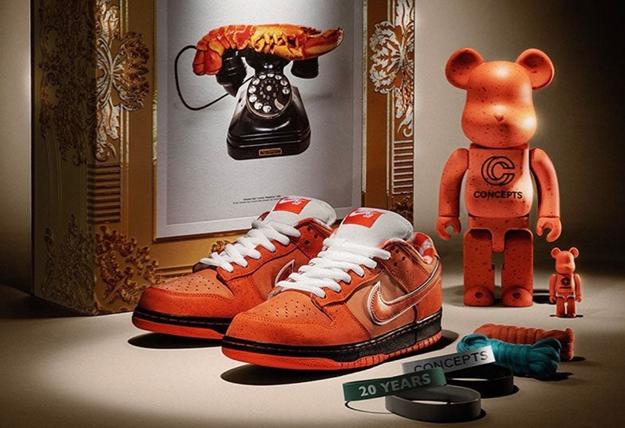 Concepts,Nike SB,Dunk Low,Oran  超难抢「特殊包装」泄露！橙龙虾 Dunk SB 发售日期有了！