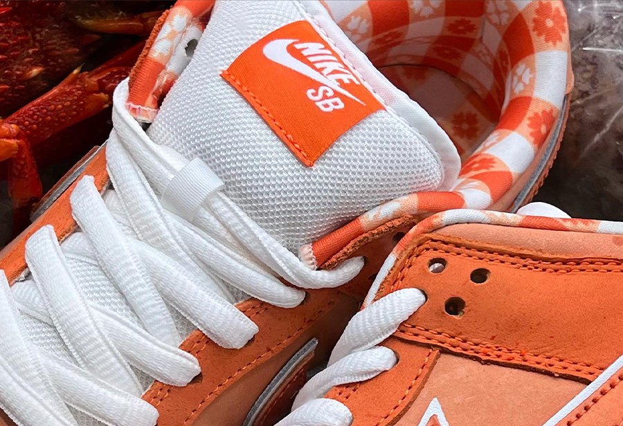 ​Concepts x Nike,SB Dunk Low,O  「橙龙虾」Dunk SB 最新实物图来了！网友：这是真龙虾啊！