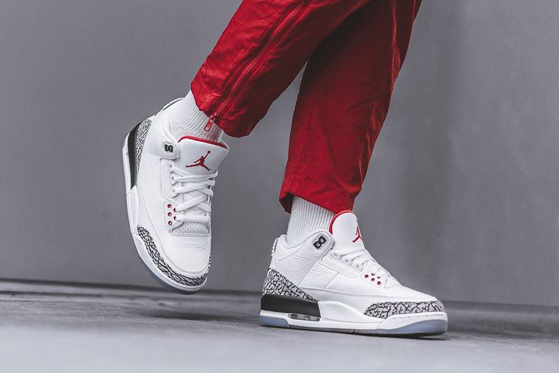 Air Jordan 3,White Cement Reim  「白水泥」AJ3 最新实物图泄露！网友：等不及了！
