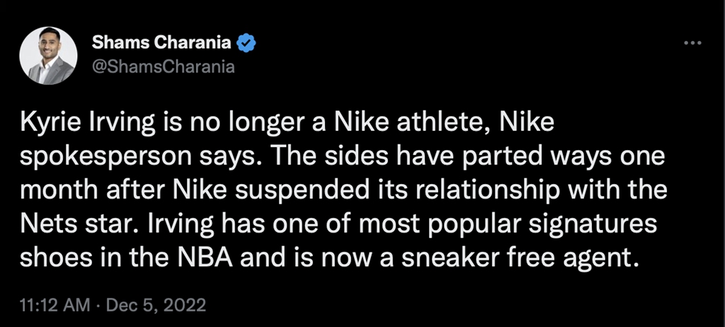 NBA,库里,UA,Nike,Air Jordan,欧文  欧文上脚「贴标 Nike」！彻底撕破脸了！