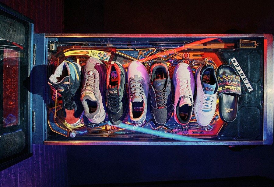 街头霸王,Street Fighter,Reebok  「街霸」三十五周年纪念！联名鞋曝光，鞋垫太帅了！