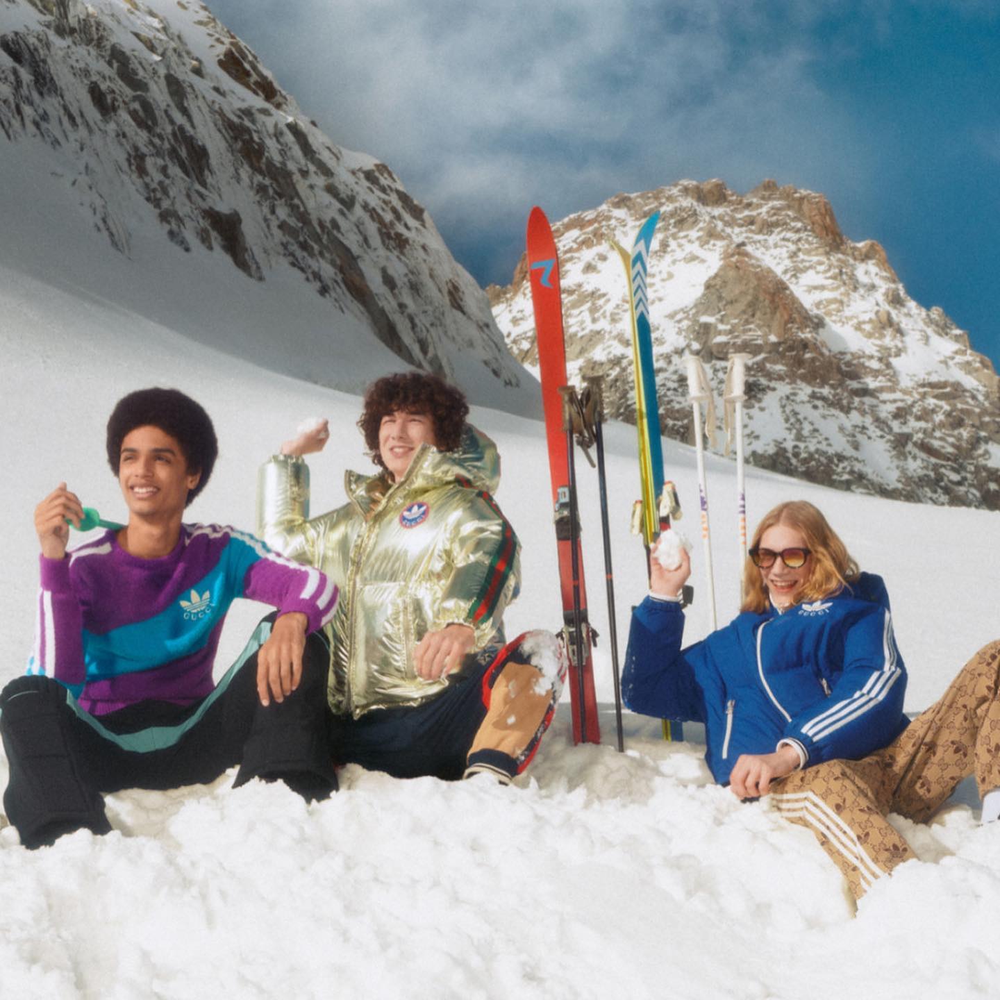 Gucci,adidas  Gucci x adidas 新一波联名突发亮相！这次是「滑雪」主题！
