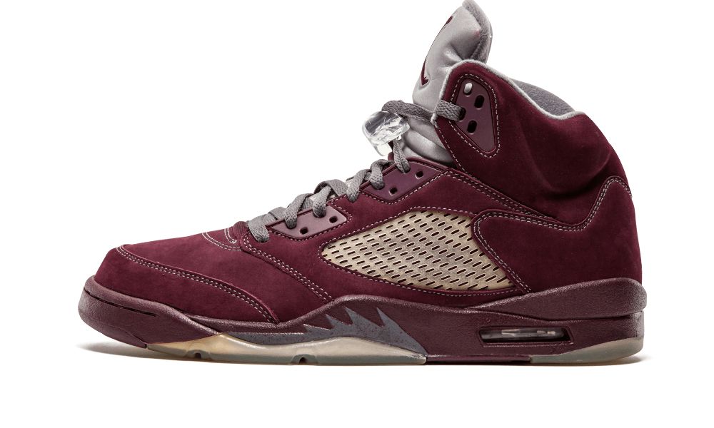 AJ5,Air Jordan 5,Burgundy,DZ41  等了 16 年的「酒红」AJ5 要来了！发售日期是...