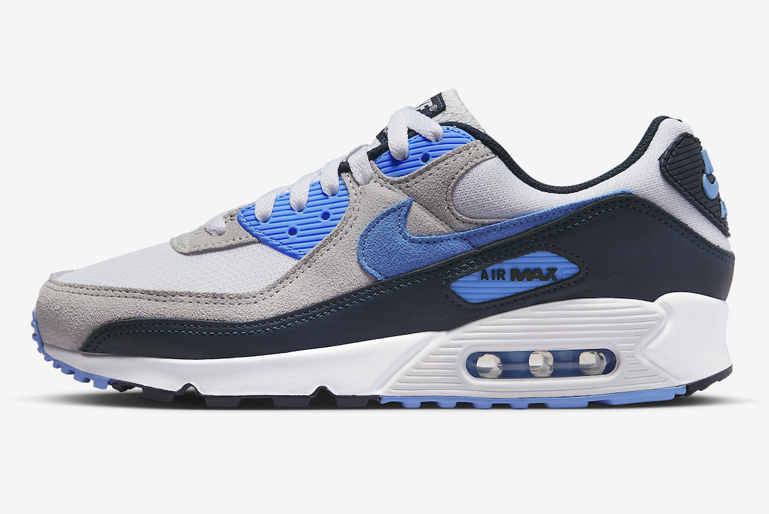 Nike,Air Max 90,UNC,DQ4071-101  「北卡」Air Max 90 官图曝光！网友：这也太帅了！