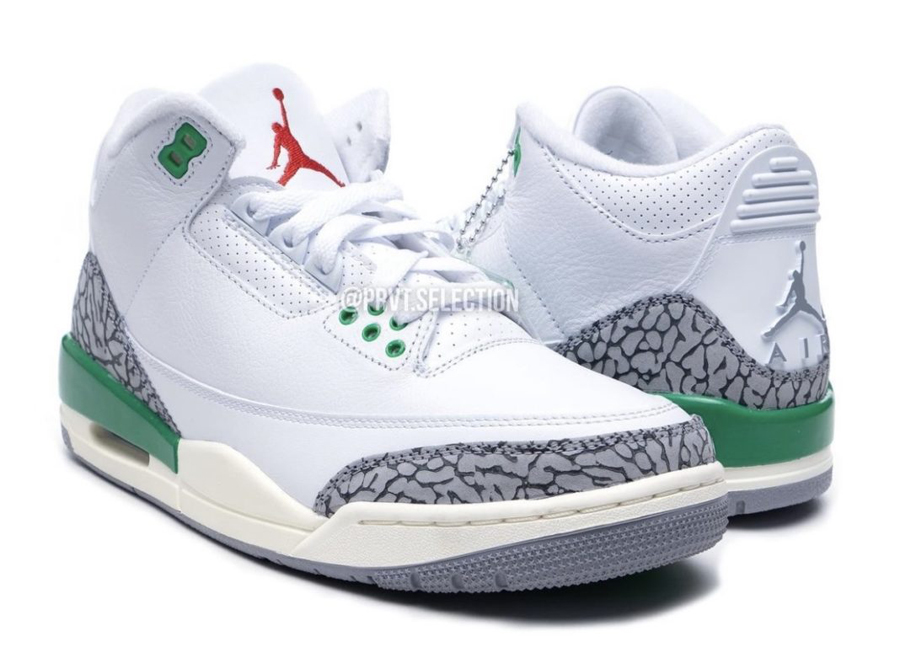 Jordan,Air Jordan 3,CK9246-136  「绿水泥」AJ3 实物首次亮相！颜值你打几分？