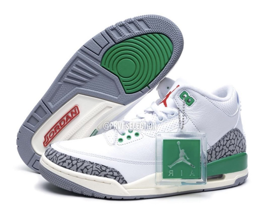 Jordan,Air Jordan 3,CK9246-136  「绿水泥」AJ3 实物首次亮相！颜值你打几分？