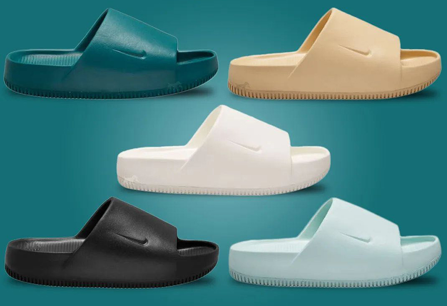 Nike,Calm Slide   Nike 新拖鞋实物曝光！网友：撞脸 Yeezy！