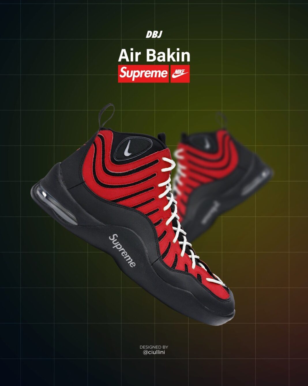 Supreme,Nike,Air Bakin  Supreme x Nike 又要来了！没想到是这个鞋型！