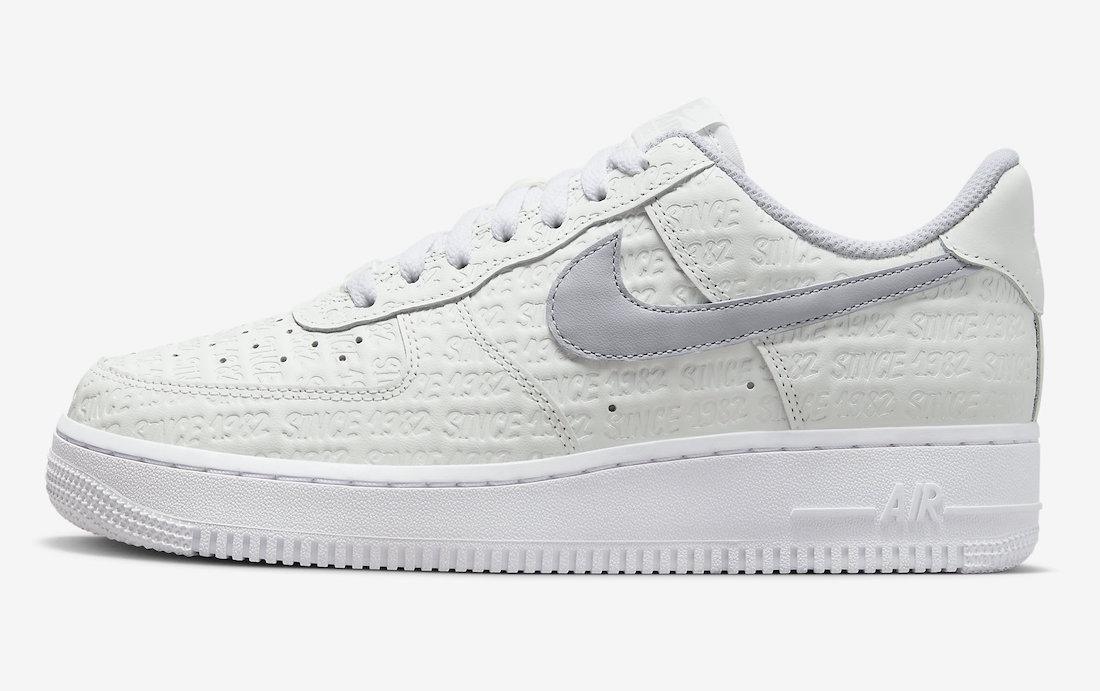 Nike,Air Force 1 Low,Since 198  满印造型太讨喜！全新造型「纯白 AF1」官图曝光！
