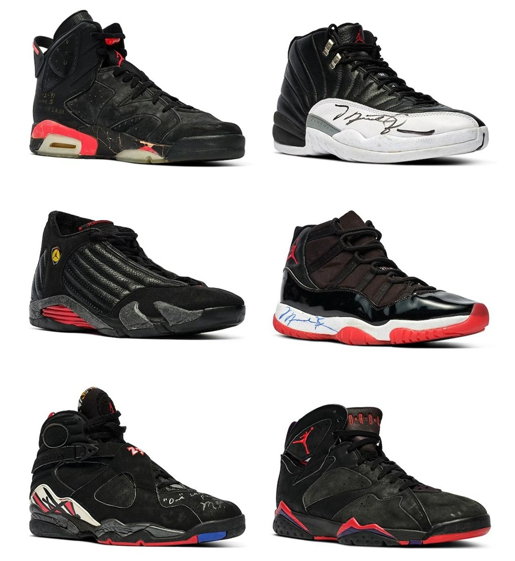 Air Jordan 6,Air Jordan 7,Air  绝世珍宝！乔丹亲穿亲签「六冠王」战靴集体亮相！