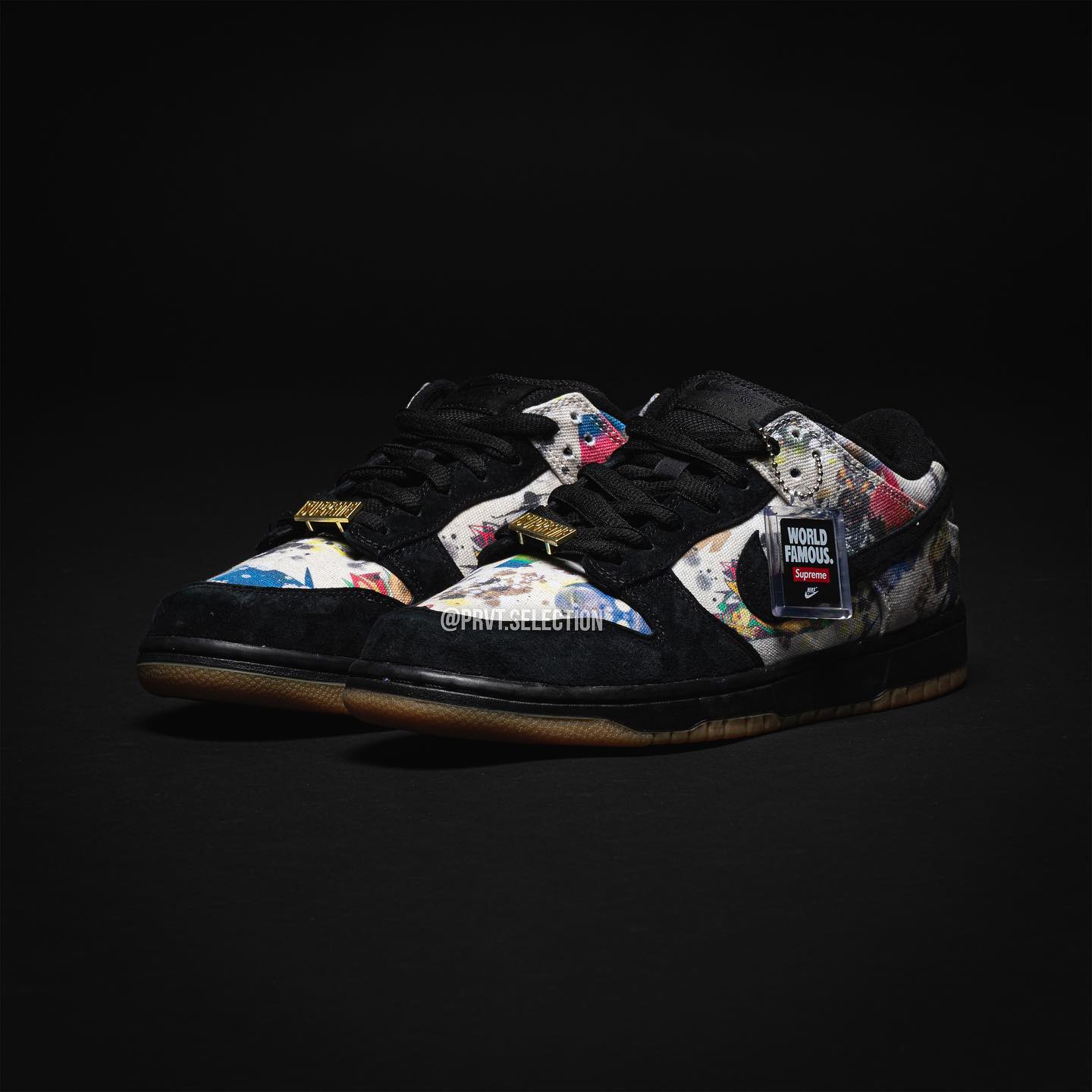 突发 supreme x nike sb 实物曝光 鞋面图案大有来头