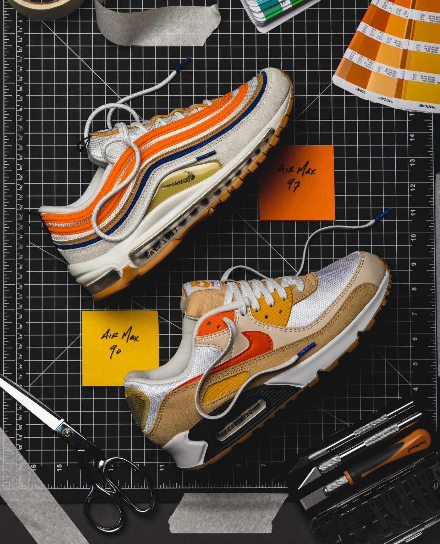 Nike,Air Max 97,Air Max 90,M F  致敬「Nike 气垫之父」！这两双 Air Max 来头真不小！