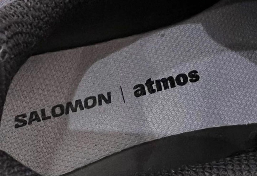 Salomon,atmos  实物首次曝光！Salomon「联名新鞋」隐藏细节是...