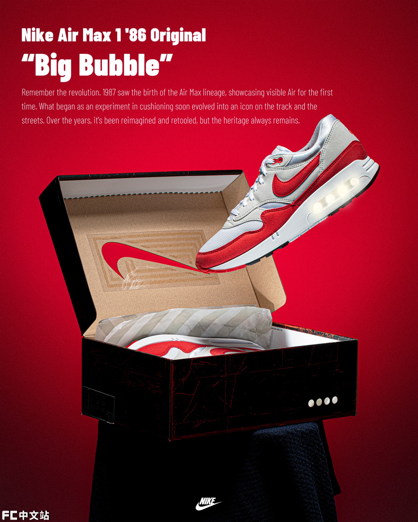 Big Bubble,DQ3989-100,Nike,Air  “雪藏” 36 年首次复刻！Nike「经典中的经典」抢先开箱！光看鞋盒就不简单！