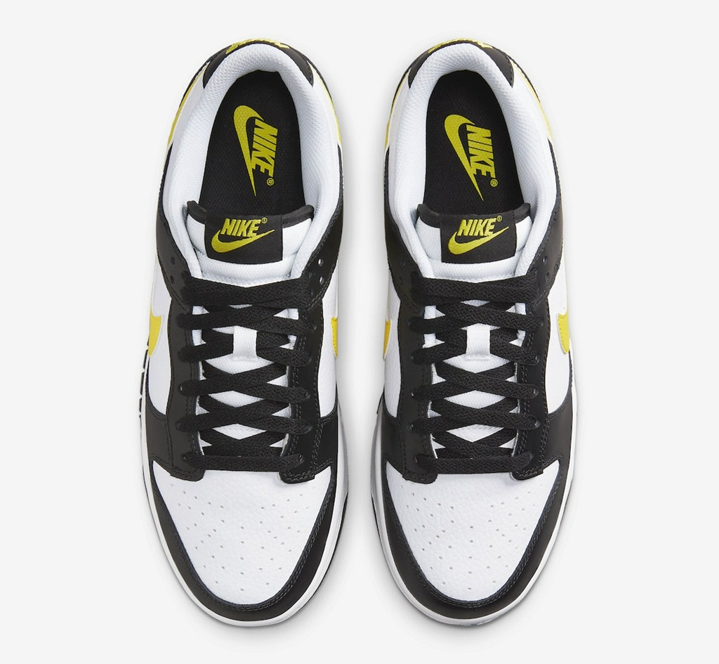 Nike,Dunk Low,FQ2431-001  今年登场！「黄熊猫」Dunk 官图终于来了！