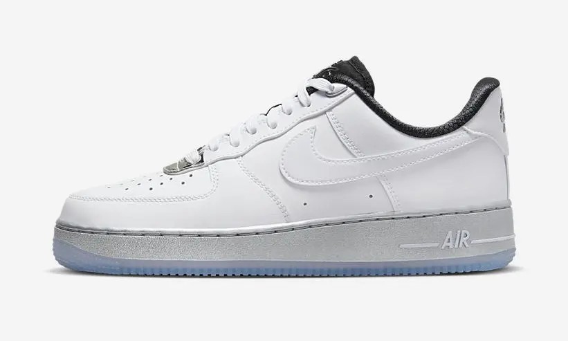 Nike,Air Force 1 Low,White Chr  水晶大底太诱人！新配色 AF1 细节变化不小！