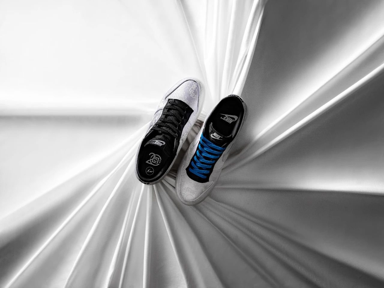 clot,nike,dunk low,fragment de  冠希「闪电白丝绸」正式官宣!