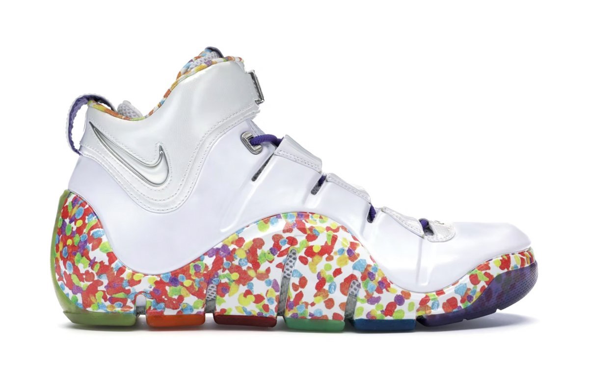 Nike,LeBron 4,Fruity Pebbles,D  市价 2w+！超稀有 LBJ4 PE 终于要发售了！