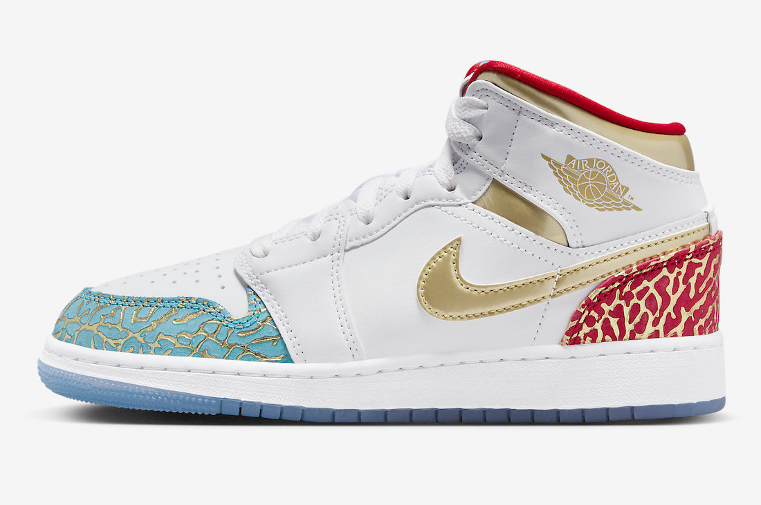 尊贵金色爆裂纹加持!全新「警灯」aj1 马上来袭!