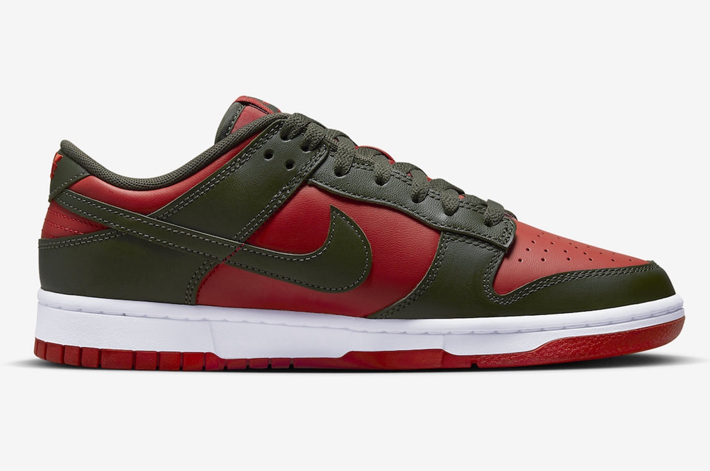 Nike,Dunk Low,Mystic Red,DV083  「小 Gucci」Dunk Low 官图曝光！发售信息有了！