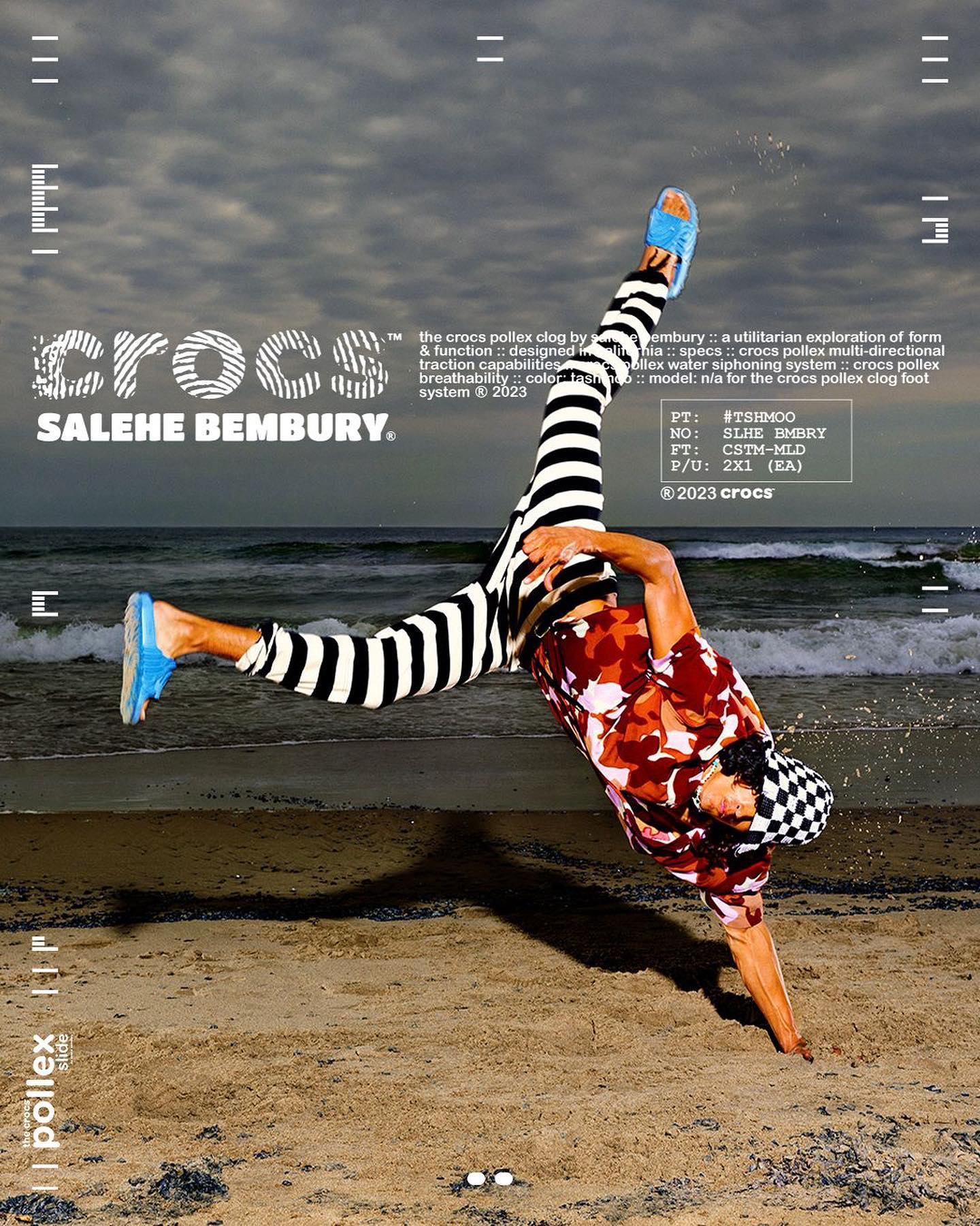 Salehe Bembury,Crocs,Pollex Sl  市价真不低！「指纹拖鞋」又有清爽新配色！