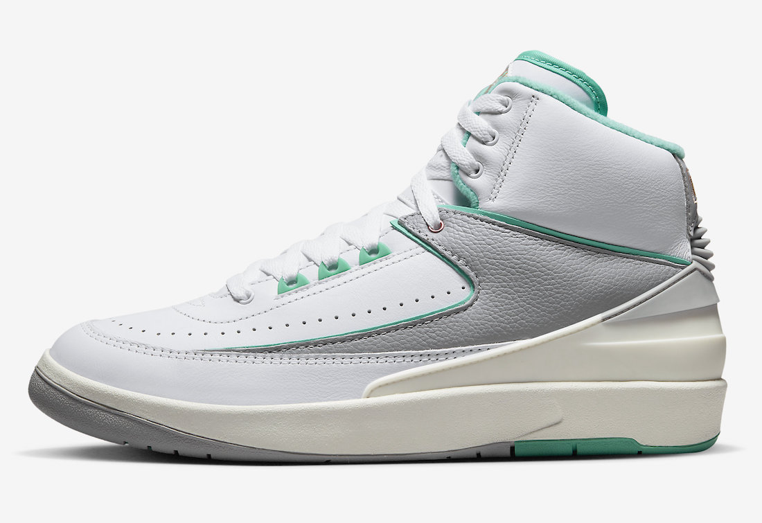 Air Jordan 2，FN6755-100，Crysta  「蒂芙尼」配色超吸睛！全新 Air Jordan 2 官图曝光！