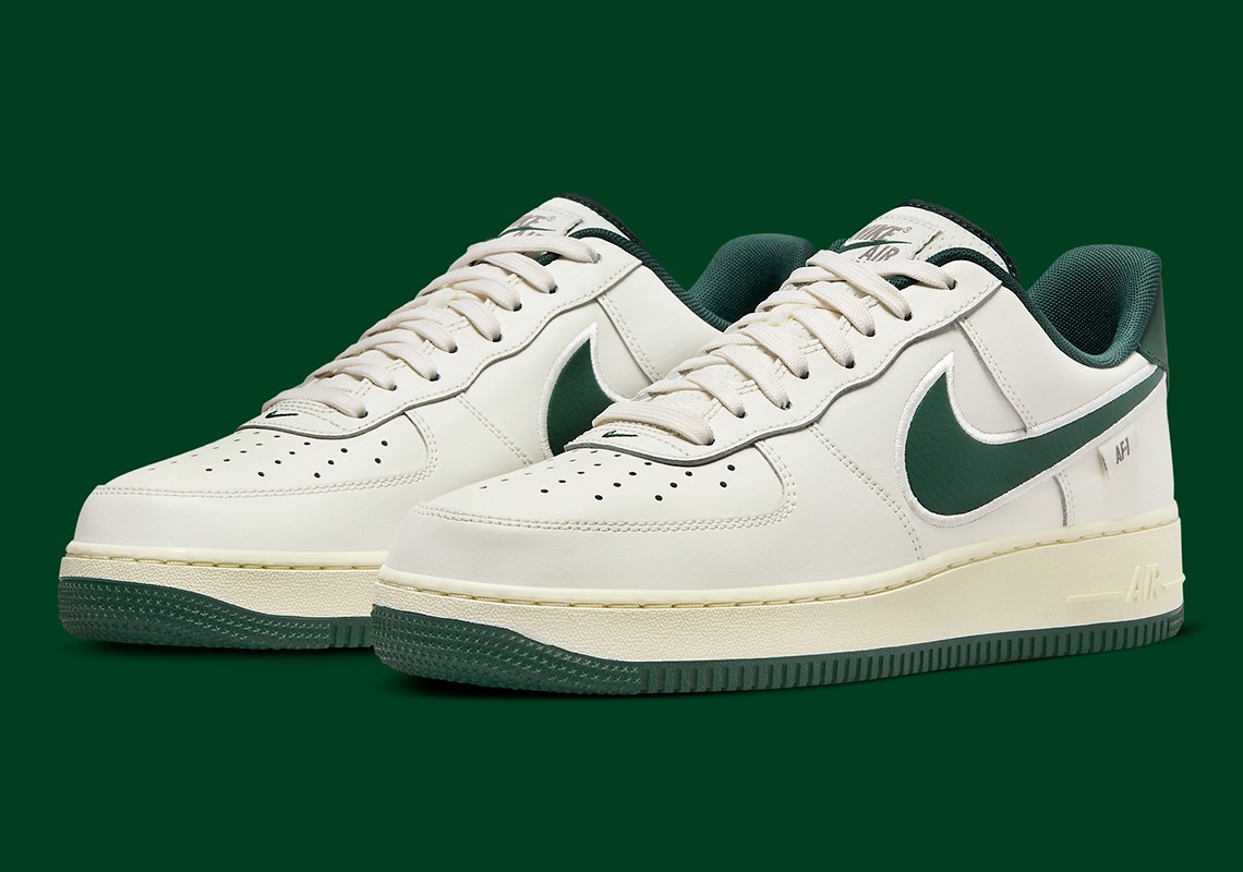 Nike,Air Force 1 Low,FV0392-10  浓郁复古气质！全新「白绿」AF1 即将登场！