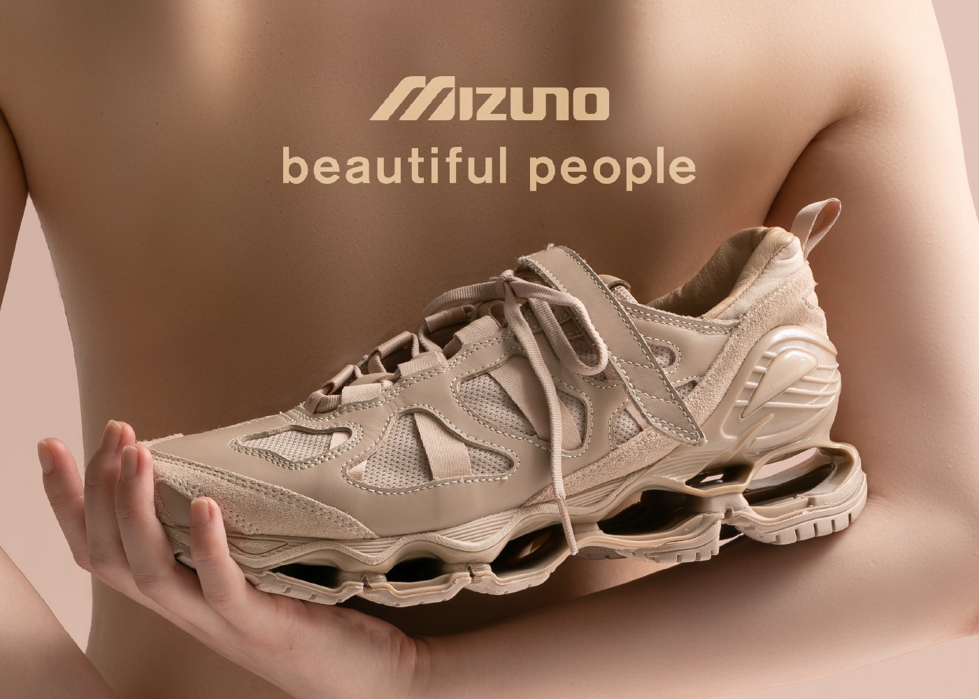 Beautiful People,Mizuno,Collab  「裸色」高级感十足！Mizuno 全新联名发售在即！