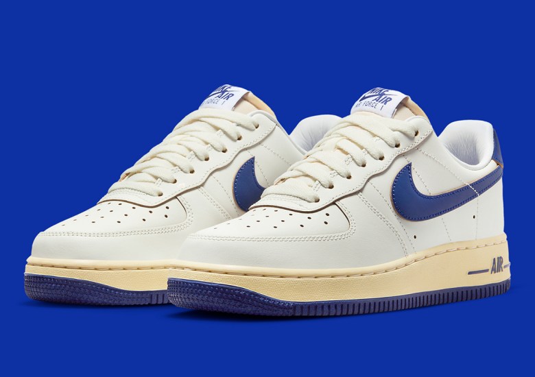 Nike，Air Force 1，FQ8103-133，At  复古皇家蓝装扮！Nike Air Force 1 新配色曝光！