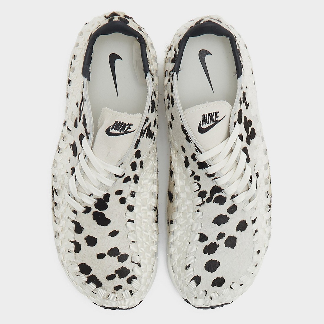Nike,Air Footscape Woven,White  白奶牛配色！第二款 Nike「编织神鞋」要来了！