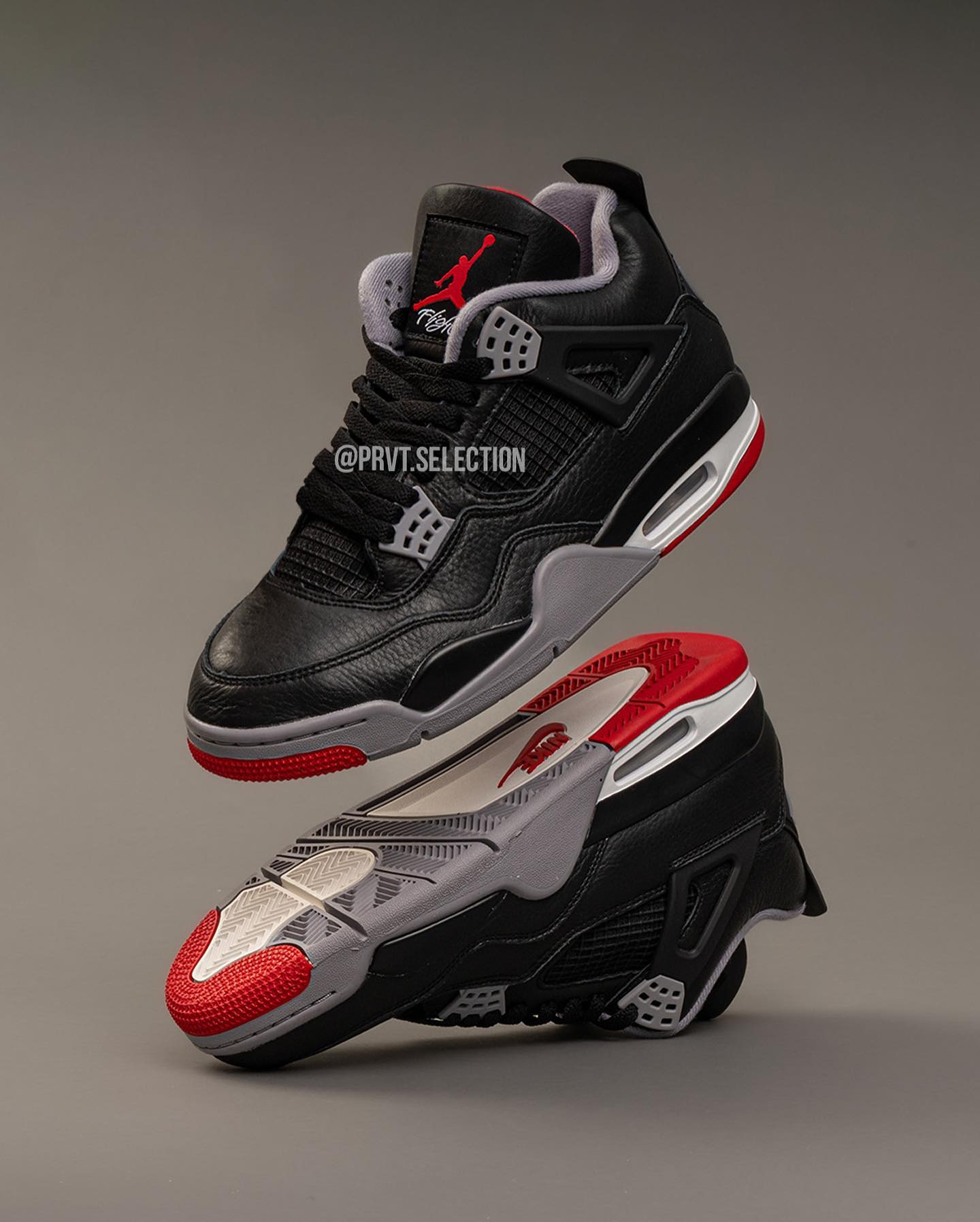 Air Jordan 4,Bred Reimagined,F  元年「黑红」AJ4 最新实物！细节全看清了！