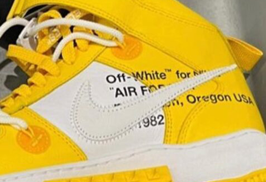 DR0500-101,Air Force 1 Mid,Nik   OW x Nike 新鞋下周登场！颜值不低！