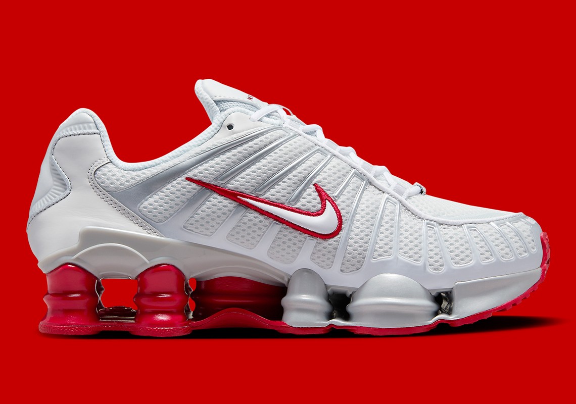 复古红白配色 全新 nike shox tl 曝光