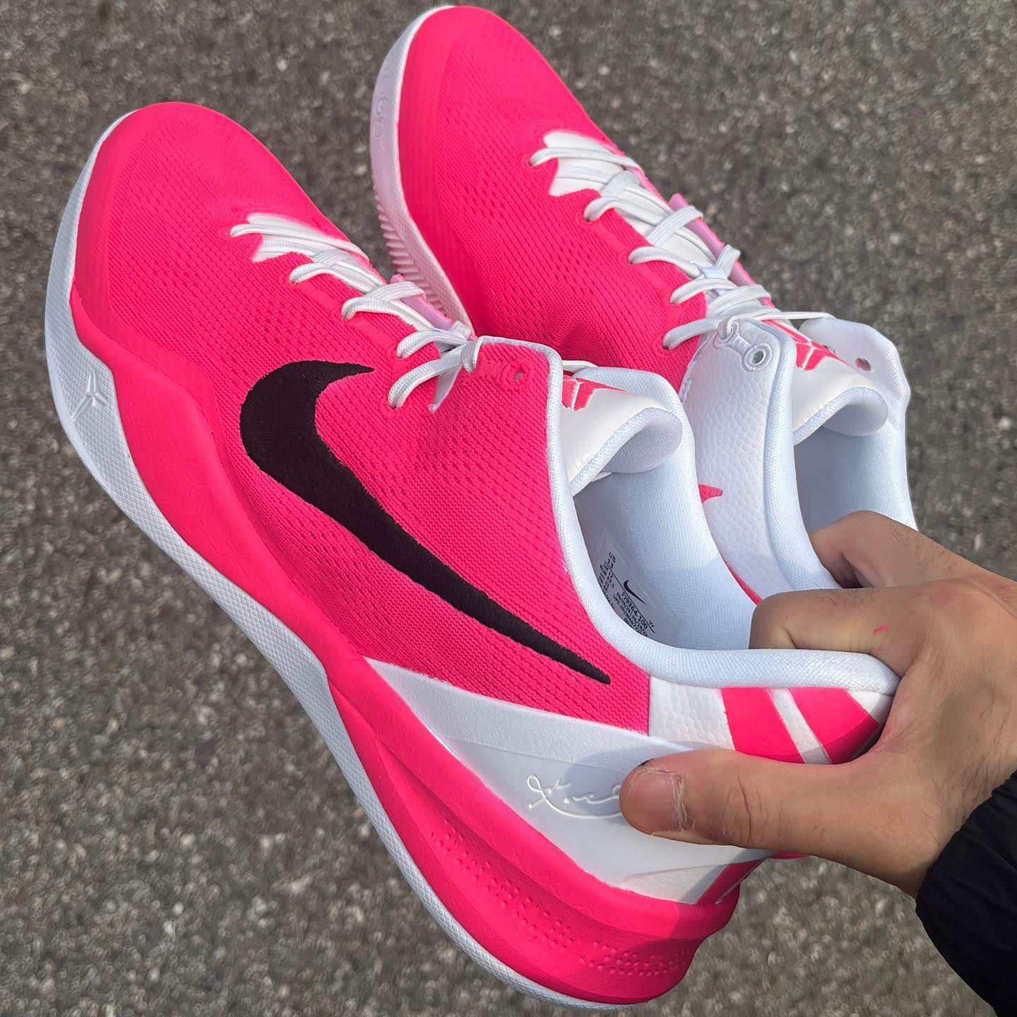 Nike,Kobe 8 Protro,Halo,球鞋定制  「樱花」科比 8 实物曝光！太适合小姐姐上脚了！