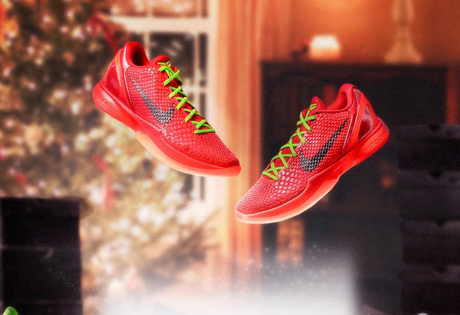 Nike,Kobe 6 Protro,Reverse Gri  「反转圣诞」科比 6 登场倒计时！最新美图来了！