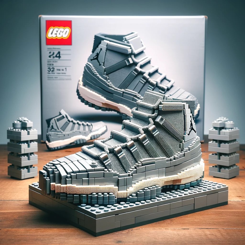 乐高积木版nikeaj集体曝光竟然是