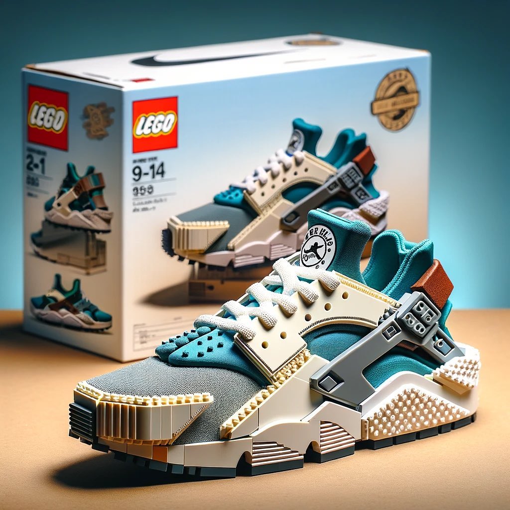 乐高积木版nikeaj集体曝光竟然是