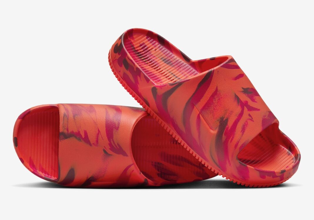 Nike,Calm Slide,Picante Red,FV  Nike 拖鞋新配色曝光！你觉得怎么样？