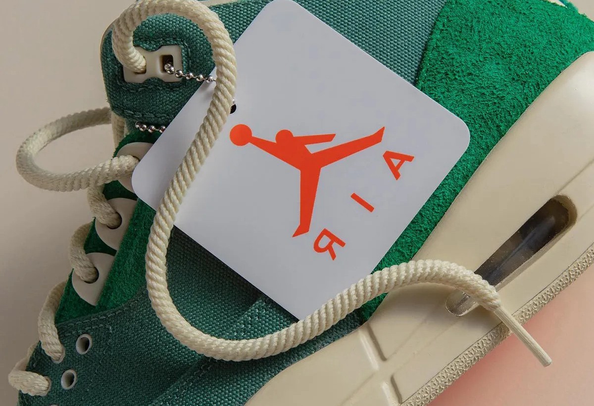 Nina Chanel Abney,Air Jordan 3  「简笔画」飞人 Logo 见过吗？新联名 AJ3 完整曝光！