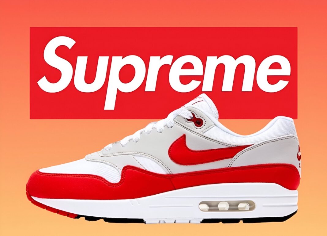Supreme,Nike,Air Max 1  Sup x Nike 新联名曝光！这次鞋型够经典！