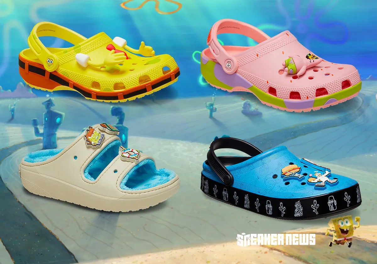 海绵宝宝,Crocs  《海绵宝宝》出联名鞋了！这四双你怎么选？